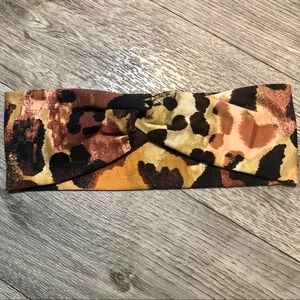 Animal Print Wide Twist Headband Handmade NEW